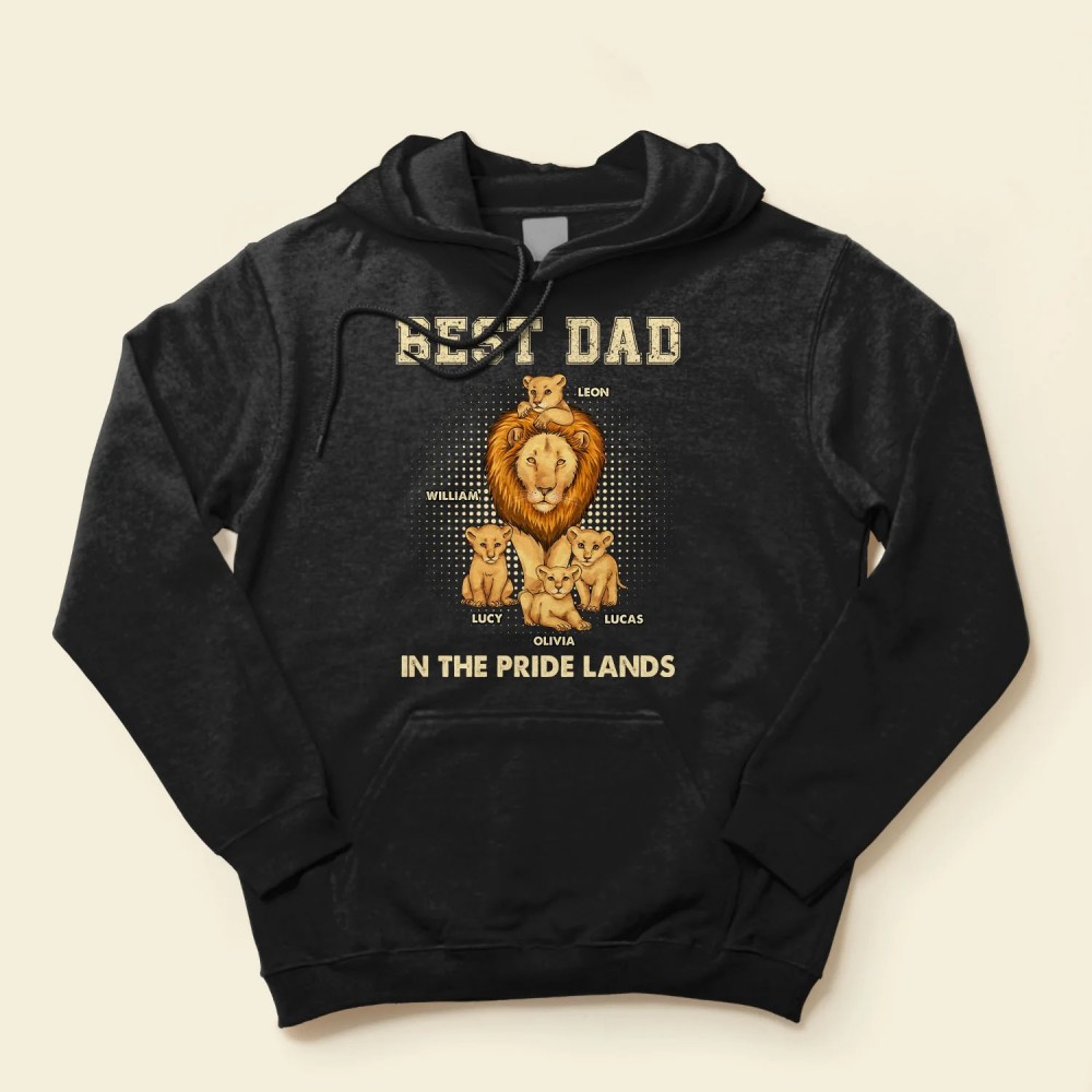 Best Dad In The Pride Lands – Personalized Shirt