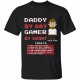 Daddy By Day Gamer By Night – Personalized Shirt – Pixel Man