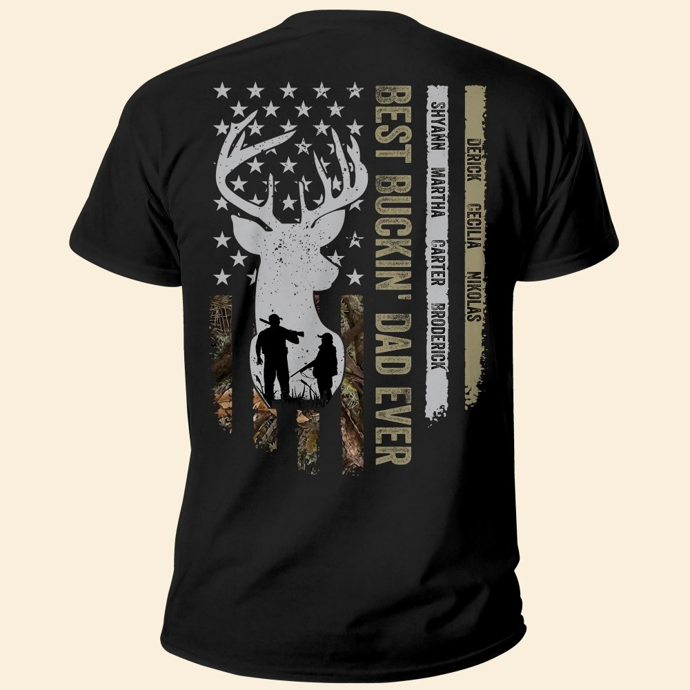 Best Buckin’ Dad Ever – Personalized Shirt