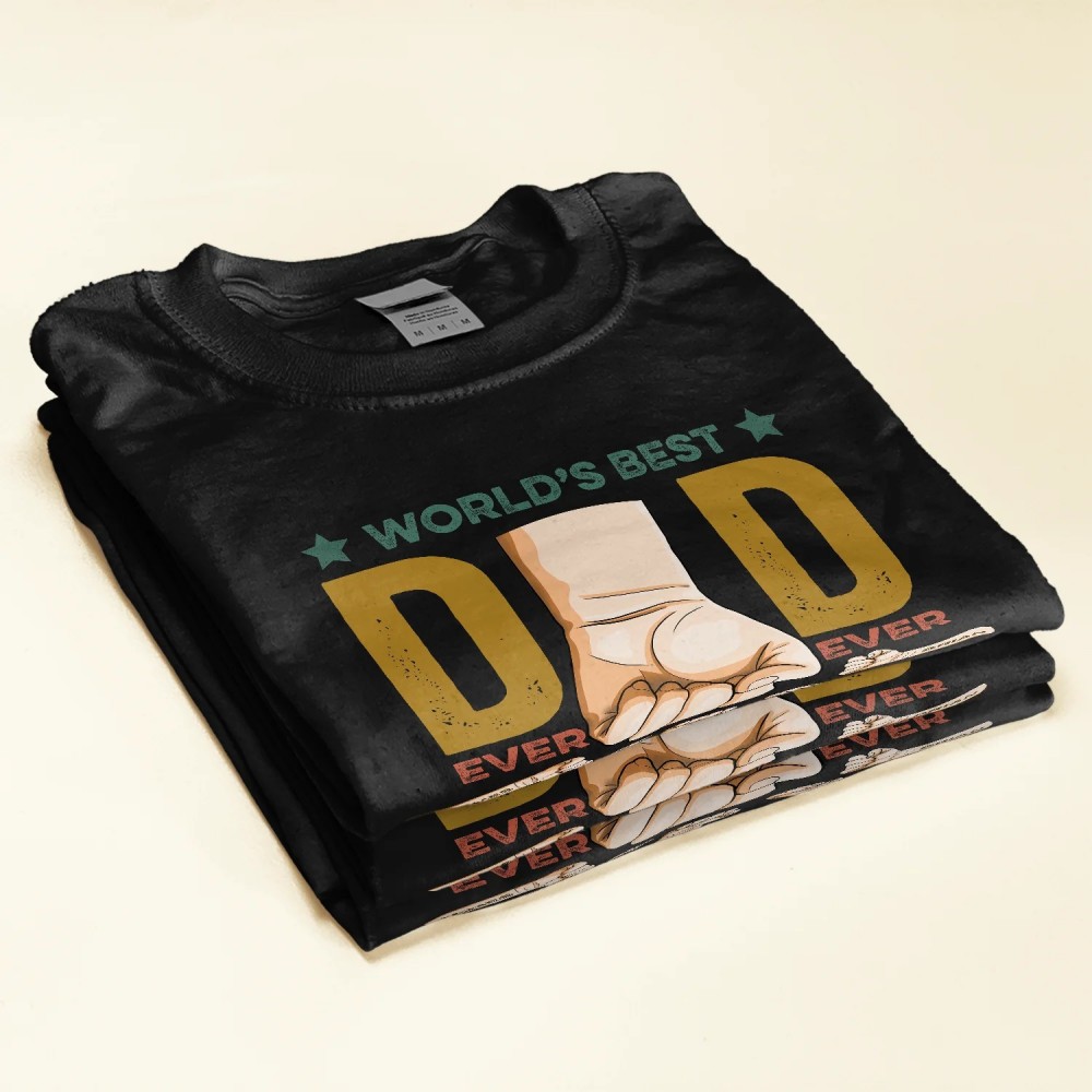 Best Dad Ever Ever – Personalized Shirt