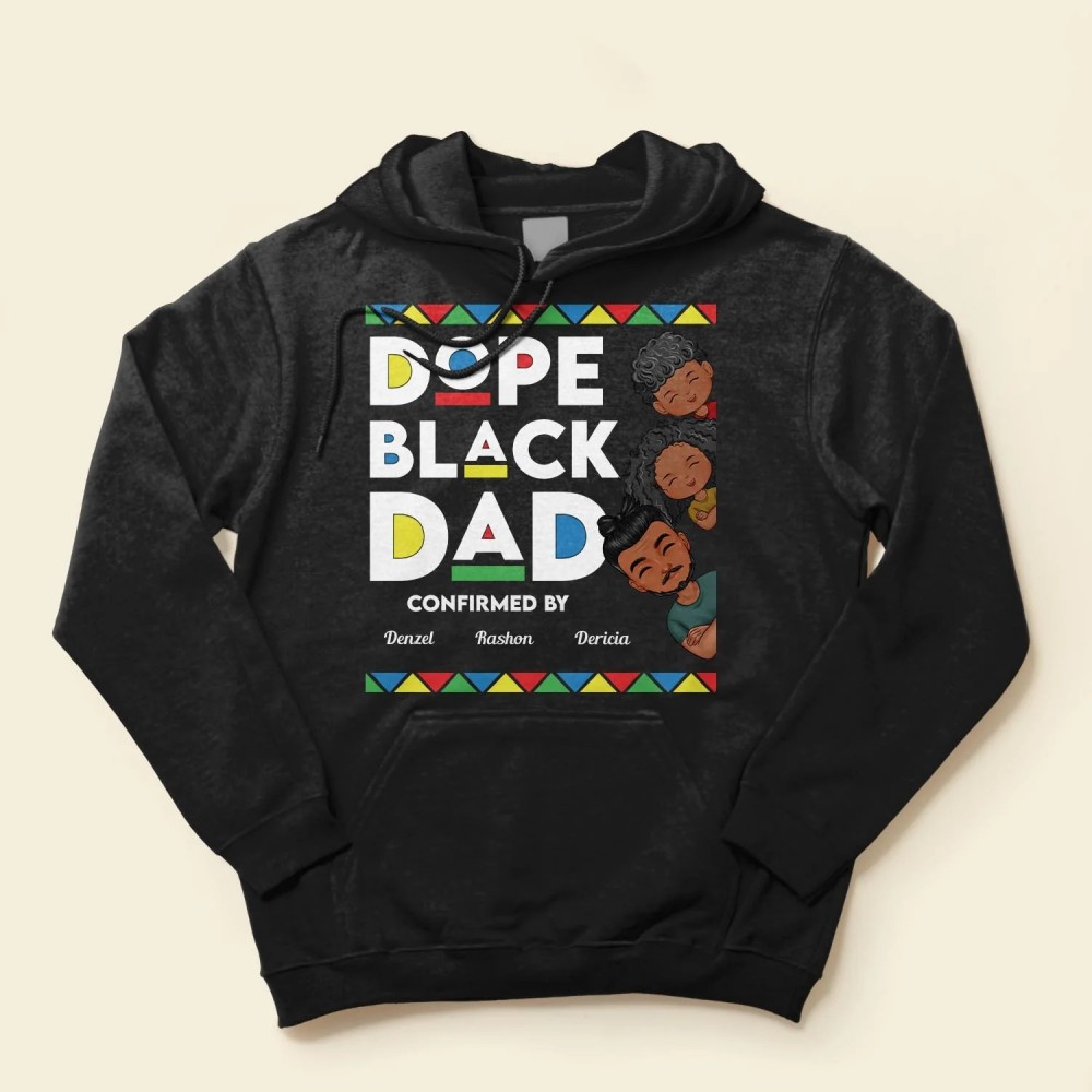 Dope Black Dad – Personalized Shirt