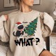 Cat What Christmas Tree – Personalized Sweatshirt