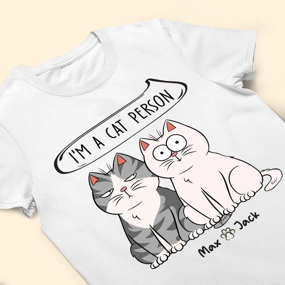 I’m A Cat Person – Personalized Shirt