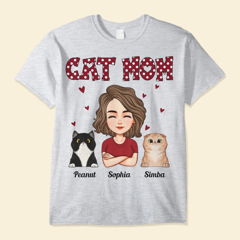 Dog Mom Cat Mom – Personalized Shirt