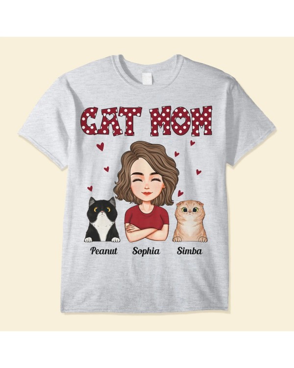 Dog Mom Cat Mom – Personalized Shirt