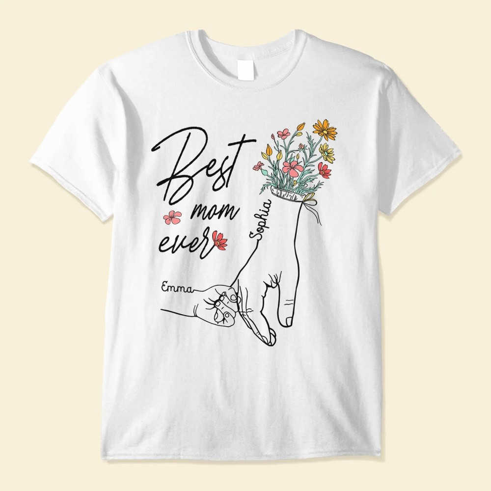 Holding Mom’s Hand – Personalized Shirt