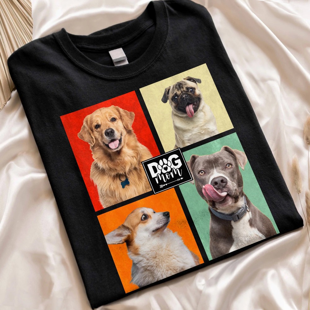 Dog Mom – Personalized Photo Shirt