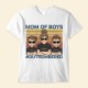 Mom Of Boys Outnumbered Family Custom Shirt Gift For Mom