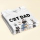 Cat Dad – Personalized Shirt – Birthday Funny Father’s Day Gift For Husband Dad Grandpa Cat Lover Cat Owner