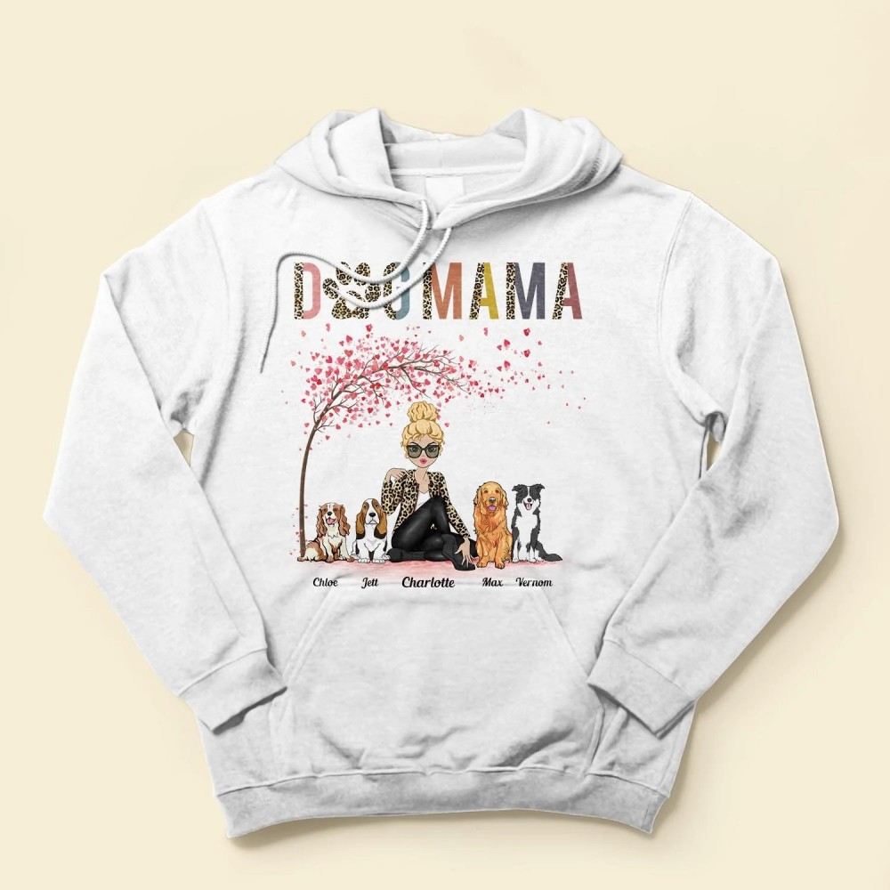 Dog Mama – Personalized Shirt – Birthday Gift For Dog Lovers Dog Mom Dog Mama Dog Owners