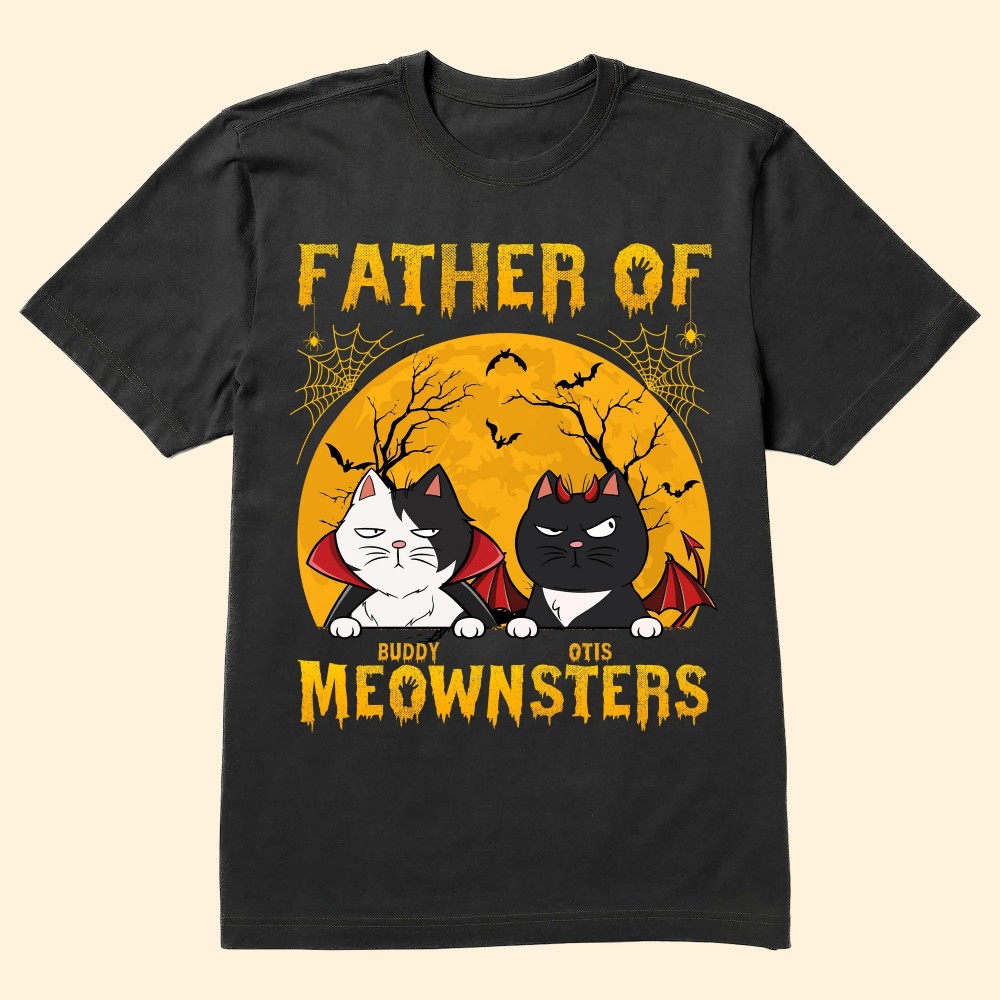 Fathermother Of Meownsters – Personalized Shirt