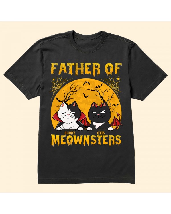 Fathermother Of Meownsters – Personalized Shirt