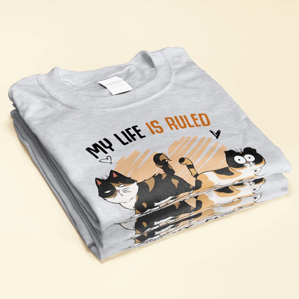 My Life Is Ruled By Tiny Furry Overlord Cats – Personalized Shirt