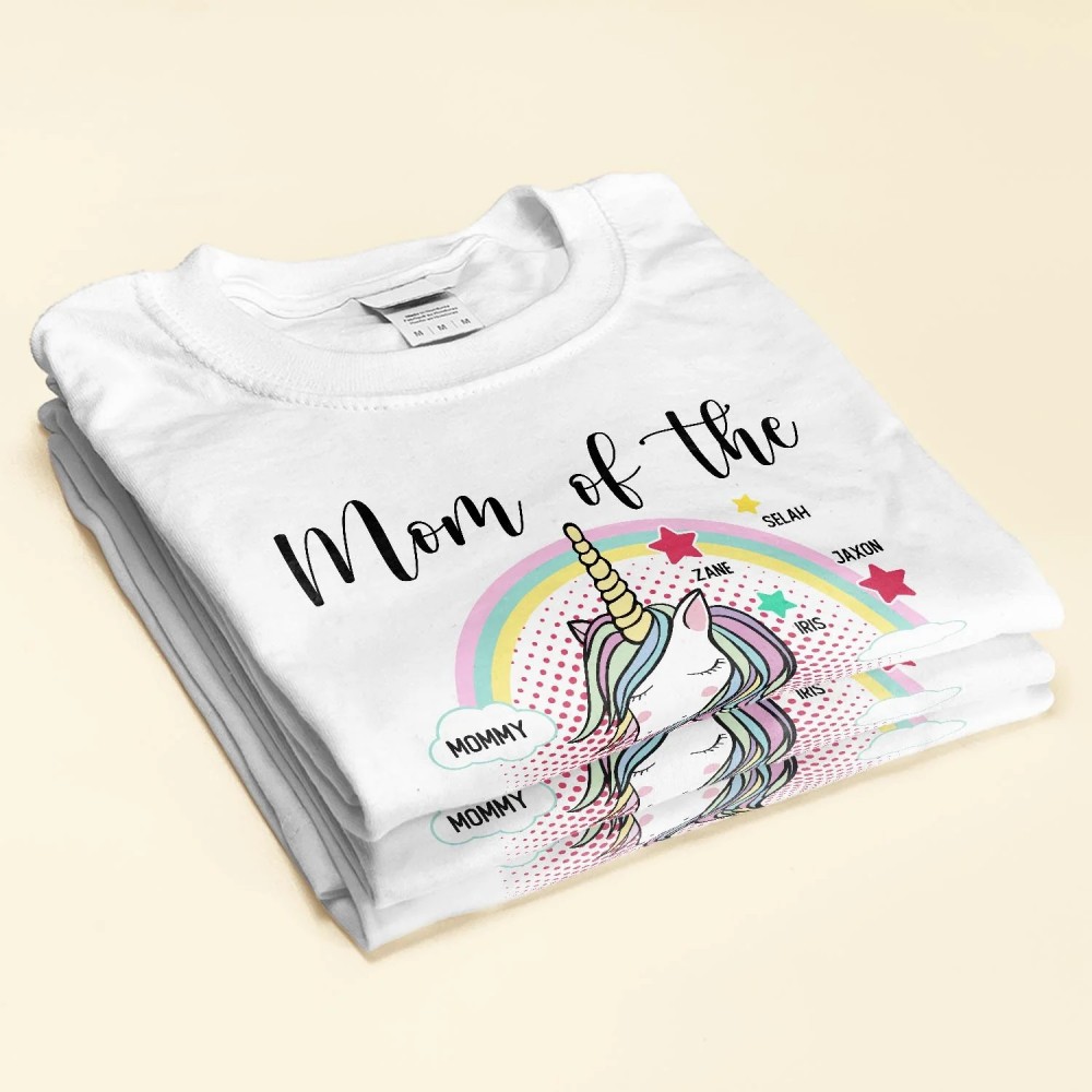 Mom Of The Wild Child – Personalized Shirt – Birthday Funny Gift For Mom Mother Grandma Nana Gigi Mimi