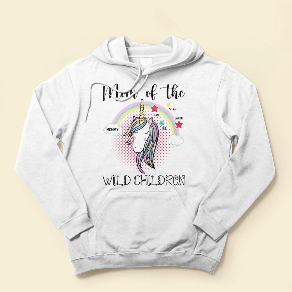 Mom Of The Wild Child – Personalized Shirt – Birthday Funny Gift For Mom Mother Grandma Nana Gigi Mimi