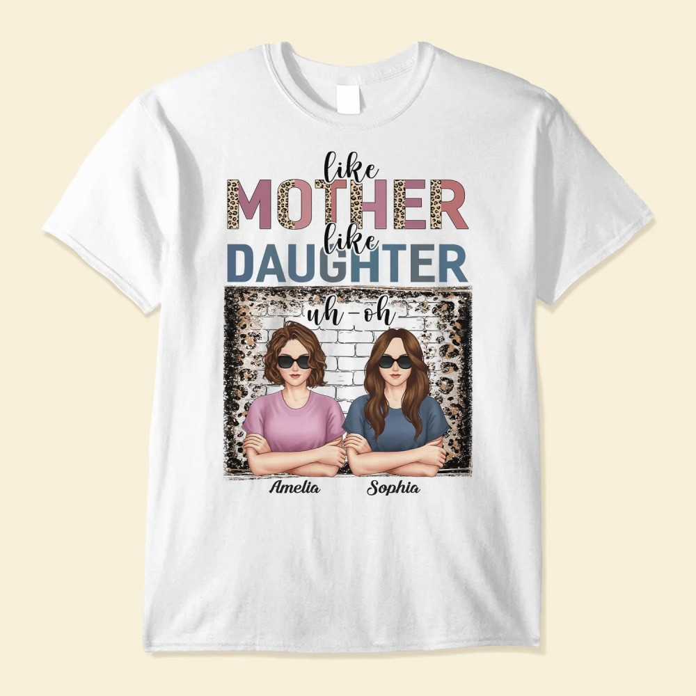 Mother And Daughter – Personalized Shirt – Mother’s Day Birthday Christmas Gift For Mom Daughter Mother Mama