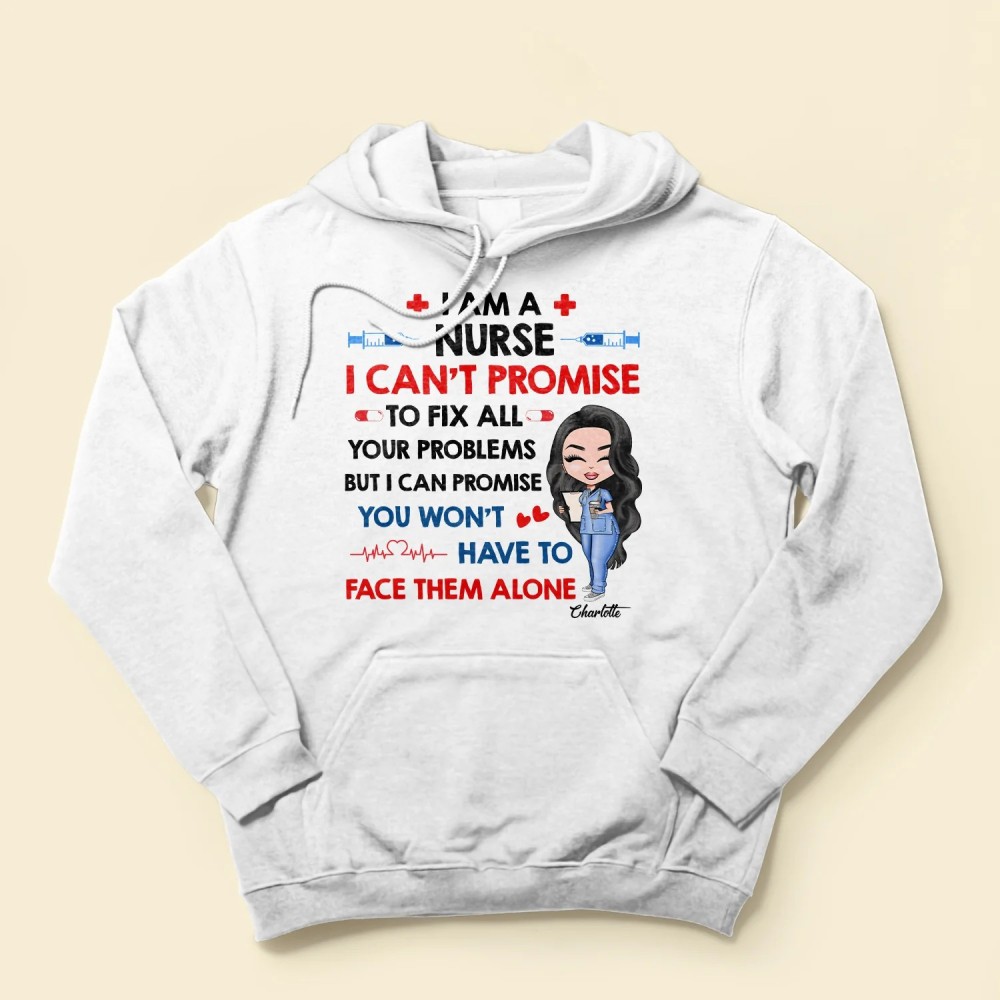 You Won’t Have To Face Alone – Personalized Shirt – Labor Day – Gift For Doctor Nurse – Cartoon Nurse