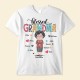 Blessed Grandma – Personalized Shirt – Birthday Mother’s Daygift For Mom Mother Grandma Nana Mimi