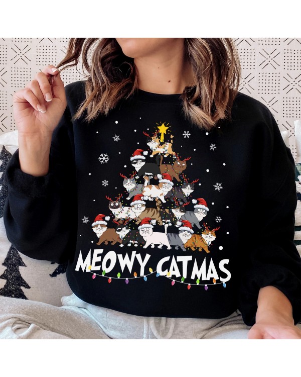 Meowy Catmas – New Version – Personalized Shirt