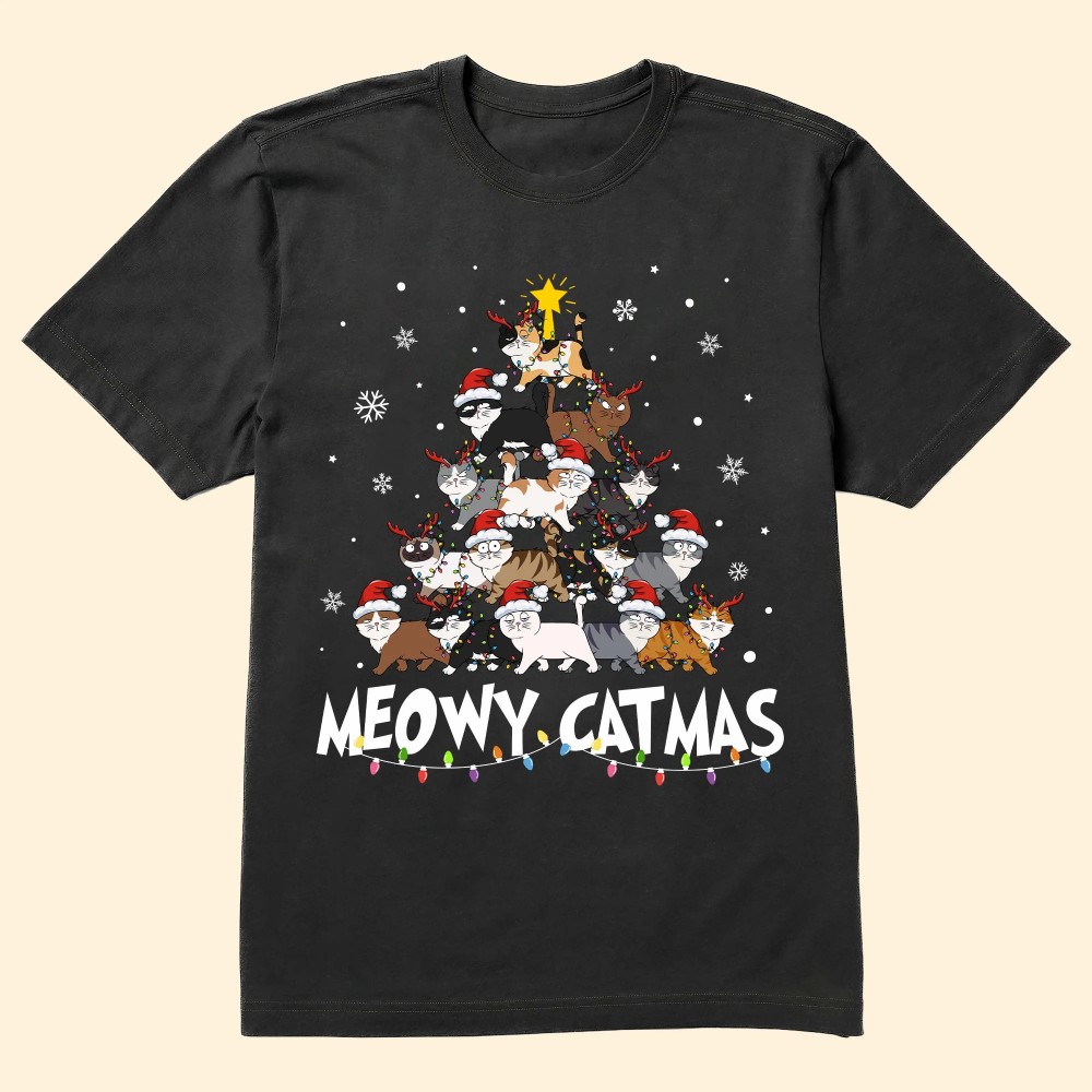 Meowy Catmas – New Version – Personalized Shirt