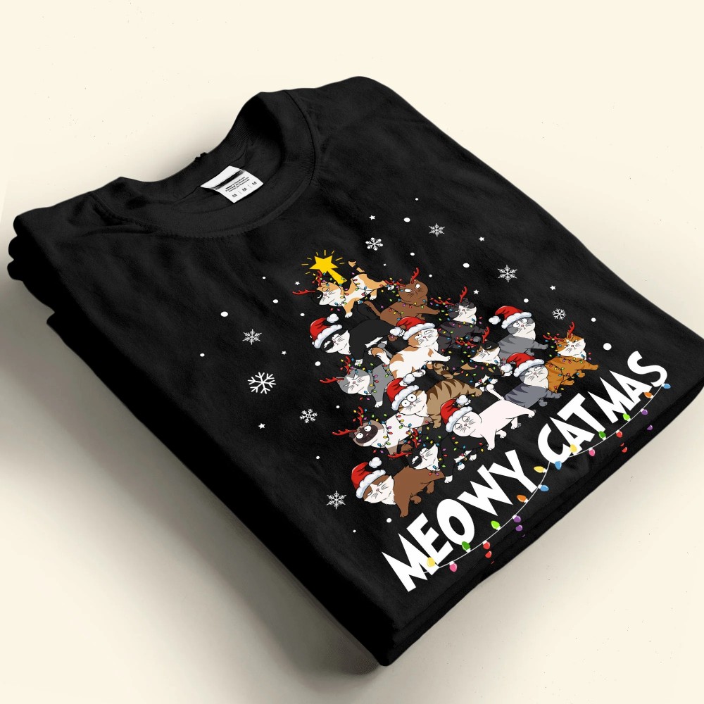 Meowy Catmas – New Version – Personalized Shirt