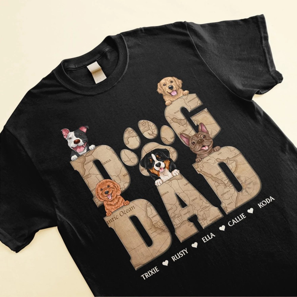 Dog Dad – Personalized Shirt