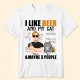 I Like Beer And My Cats And Maybe 3 People – Personalized Shirt